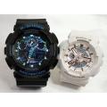 恋人達のGショック ペアウオッチ カシオ G-SHOCK BABY-G GA-100CB-1AJF ...