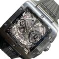 ウブロ HUBLOT スクエア・バン ウニコ オールブラック 821.CX.0140.RX セラミッ...