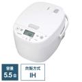 東芝　TOSHIBA　炊飯器 5.5合 IH ホワイト　RC-10HR-W