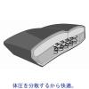 「SEKI レザーポケットコイルチェア2 オフィスチェア ハイバック レザー張り ブラック 1脚 リサイクルレザー 脚幅675、クッション厚み150mm」の商品サムネイル画像8枚目