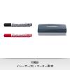 「プラス　布張り＆ホワイトボードスクリーン　ネイビー　高さ1784mm×幅912mm　キャスター脚」の商品サムネイル画像7枚目