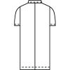 「KAZEN レディス診察衣W型半袖 ドクターコート 医療白衣 ホワイト ダブル M 127-30（直送品）」の商品サムネイル画像3枚目