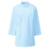 「KAZEN レディス医務衣七分袖 （ナースジャケット） 医療白衣 サックスブルー（水色） LL 268-11（直送品）」の商品サムネイル画像1枚目