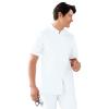 「KAZEN メンズ医務衣半袖 （メンズケーシー） 医療白衣 ホワイト S 327-70（直送品）」の商品サムネイル画像1枚目