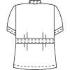 「KAZEN レディス医務衣半袖 （ナースジャケット） 医療白衣 ピンク 4L 360-33（直送品）」の商品サムネイル画像3枚目