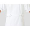 「KAZEN ワンピース半袖 （ナースワンピース） 医療白衣 ホワイト×パープル S 020-29（直送品）」の商品サムネイル画像4枚目