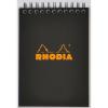 「RHODIA(ロディア) Notepad(ノートパッド) No.13 方眼 ブラック cf135009 1セット(5冊入)（直送品）」の商品サムネイル画像1枚目