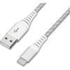 「アイリスオーヤマ 高耐久USB-Cケーブル 2m　ICAC-C20-S　シルバー　1個（直送品）」の商品サムネイル画像1枚目