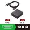 「HDMI→RCA 変換アダプター HDMI[メス] - RCA[メス] ダウンスキャンコンバーター AD-HDCV02 エレコム 1個(直送品)（直送品）」の商品サムネイル画像1枚目