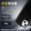 「iPhone14 Plus ケース カバー ハイブリッド 耐衝撃 衝撃吸収 軽量 薄型 リング付 ブラック エレコム 1個（直送品）」の商品サムネイル画像6枚目