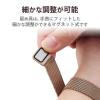 「HUAWEI Band 6 交換バンド ベルト ステンレス ローズゴールド SW-HU221BDSSMRG エレコム 1個（直送品）」の商品サムネイル画像5枚目