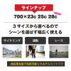 「GORIX タイヤ Gtoair ブラック 700×25c 41068 1個（直送品）」の商品サムネイル画像4枚目