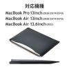 「MacBook Pro / Air パソコン ケース ソフトレザー ブラック BM-IBSVM2213BK エレコム 1個（直送品）」の商品サムネイル画像7枚目