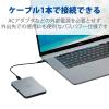 「HDD 外付け 1TB ポータブル 3年保証 Mobile Drive HDD STLP1000400 LaCie 1個（直送品）」の商品サムネイル画像5枚目