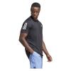「adidas(アディダス) テニスウェア 半袖シャツ クラブ スリーストライプス テニス 半袖Tシャツ J/3XL ｂｌａｃｋ MLE72（直送品）」の商品サムネイル画像2枚目