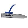 「M/Bピンヘッダー接続USB 3.0 メス x2増設ケーブル　USB3SPLATE　1個　StarTech.com（直送品）」の商品サムネイル画像2枚目