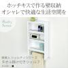 「スタープラチナ壁美人シェルティシリーズ タオル掛け付きシェルフNA ホッチキス設置 幅250×高さ500×奥行100mm SLTKBTS100NA1個（直送品）」の商品サムネイル画像3枚目