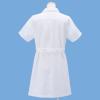 「KAZEN レディース診察衣（ハーフ丈） 医療白衣 薬局衣 半袖 ホワイト シングル L 261HS-90（直送品）」の商品サムネイル画像3枚目