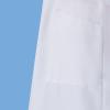 「KAZEN レディース診察衣（ハーフ丈） 医療白衣 薬局衣 半袖 ホワイト シングル LL 261HS-90（直送品）」の商品サムネイル画像4枚目