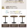 「【軒先渡し】ネットフォース GOOLOO カフェテーブル ラウンド 幅600×奥行600×高さ700mm ホワイト×シルバー 1台（直送品）」の商品サムネイル画像3枚目