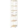 「弘益 サラ スチールラック（スリムタイプ） ナチュラル 幅300×奥行450×高さ1800mm SSR-30S（NA） 1個（直送品）」の商品サムネイル画像1枚目