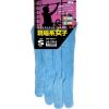 「エースグローブ 作業手袋 牛革製 ブルー 女性用Sサイズ 現場系女子 AG2554 1双（直送品）」の商品サムネイル画像6枚目