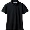 「住商モンブラン MONTBLANC（モンブラン） ポロシャツ 兼用 半袖 袖ネット付 黒 SS 2-572 1枚（直送品）」の商品サムネイル画像1枚目