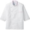 「住商モンブラン MONTBLANC（モンブラン） 調理衣 兼用 7分袖 白/ピンク M 6-819 1枚（直送品）」の商品サムネイル画像1枚目