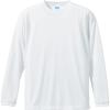 「キャブ ４．７オンス ドライシルキータッチロングスリーブＴシャツ（ローブリード） L ホワイト 508901 1セット(3入)（直送品）」の商品サムネイル画像1枚目