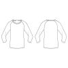 「ルコックスポルティフ ユニセックスインナーTシャツ UQM8006 ネイビー 4L 医療白衣 1枚（直送品）」の商品サムネイル画像2枚目