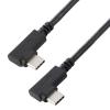 「タイプCケーブル L字コネクタ USB-C to C PD 60W やわらか 2m U2C-CLLY20NBK エレコム 1個（直送品）」の商品サムネイル画像2枚目