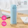 「象印マホービン ステンレスマグ SU-BA48 480ml カームグリーン SU-BA48-GM 1個（直送品）」の商品サムネイル画像8枚目