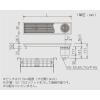 「シマブン 排水ユニット　樹脂グレーチング浅型　非防水縦引き HRAT-15L450 1台（直送品）」の商品サムネイル画像2枚目