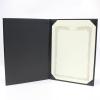 「山櫻 証書フォルダー A4用 二つ折り 黒 レザー調 ファイル 823007 1セット(5冊)（直送品）」の商品サムネイル画像2枚目
