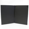 「山櫻 証書フォルダー A4用 二つ折り 黒 レザー調 ファイル 823007 1セット(5冊)（直送品）」の商品サムネイル画像3枚目