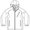 「アイトス　フードイン中綿ジャケット　ミントグリーン　AZ10304-035-3L　（直送品）」の商品サムネイル画像2枚目