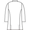 「住商モンブラン ケーシー（メンズ・8分袖） 医務衣 医療白衣 サックスブルー（水色） M 72-963（直送品）」の商品サムネイル画像2枚目