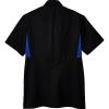 「住商モンブラン ジャケット メンズ 半袖 黒×ブルー 6L JU851-03（直送品）」の商品サムネイル画像2枚目
