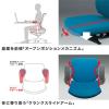 「【組立設置込】コクヨ オフィスチェア ベゼル ヘッドレスト付 ランバーサポート付 可動肘 カーペット用 アルミ脚 ブラック×ブラック 1脚（直送品）」の商品サムネイル画像4枚目