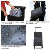 「ロルサー 折りたたみショッピングカート 40L スター ブラック 4977468490178 1個（直送品）」の商品サムネイル画像7枚目