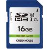 「グリーンハウス ＳＤＨＣメモリーカード　ＵＨＳーＩ　クラス１０　１６ＧＢ GH-SDC-UA16G 1枚（直送品）」の商品サムネイル画像1枚目