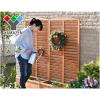「YAMAZEN プランター付きフェンス ボーダータイプ2個セット KLLS-2(2Pイリ)* 1セット2個組（直送品）」の商品サムネイル画像2枚目