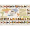 「【社会科・地図教材】世界の食文化地図 ポスター版 全教図 1組（直送品）」の商品サムネイル画像1枚目