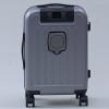「K.K物産 超軽量スーツケース フロントオープン 41L グレー SC172-20(GY) 1台（直送品）」の商品サムネイル画像3枚目