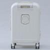 「K.K物産 超軽量スーツケース フロントオープン 41L ホワイト SC172-20(WH) 1台（直送品）」の商品サムネイル画像3枚目