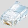 「サンワサプライ RJ-45コネクタ（より線用） 半透明 ADT-RJ45-10N 1セット（10個入）（直送品）」の商品サムネイル画像2枚目