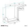 「サンワサプライ 回転式ヘッドホンフック（ホワイト） PDA-STN18W 1個（直送品）」の商品サムネイル画像8枚目