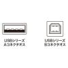 「サンワサプライ USB2.0ケーブル（ブラック・3m） KU20-3BKK2 1本（直送品）」の商品サムネイル画像2枚目