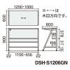 「【組立設置込】コクヨ INVENT-SH 平机 棚付 幅1000×奥行600×天板高さ900ｍｍ ハイタイプ ホワイト×ホワイト 1台（直送品）」の商品サムネイル画像8枚目