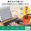 「有線キーボード　パンタグラフ　Lightning接続　コンパクト　ブラック　SKB-IP3BK　サンワサプライ　1個（直送品）」の商品サムネイル画像4枚目